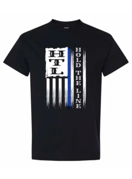 HTL - Thin Blue Line T-shirt Horizontal