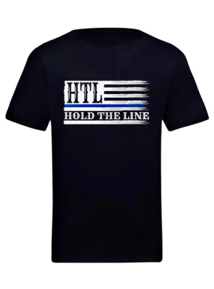 HTL - Thin Blue Line T-shirt Vertical